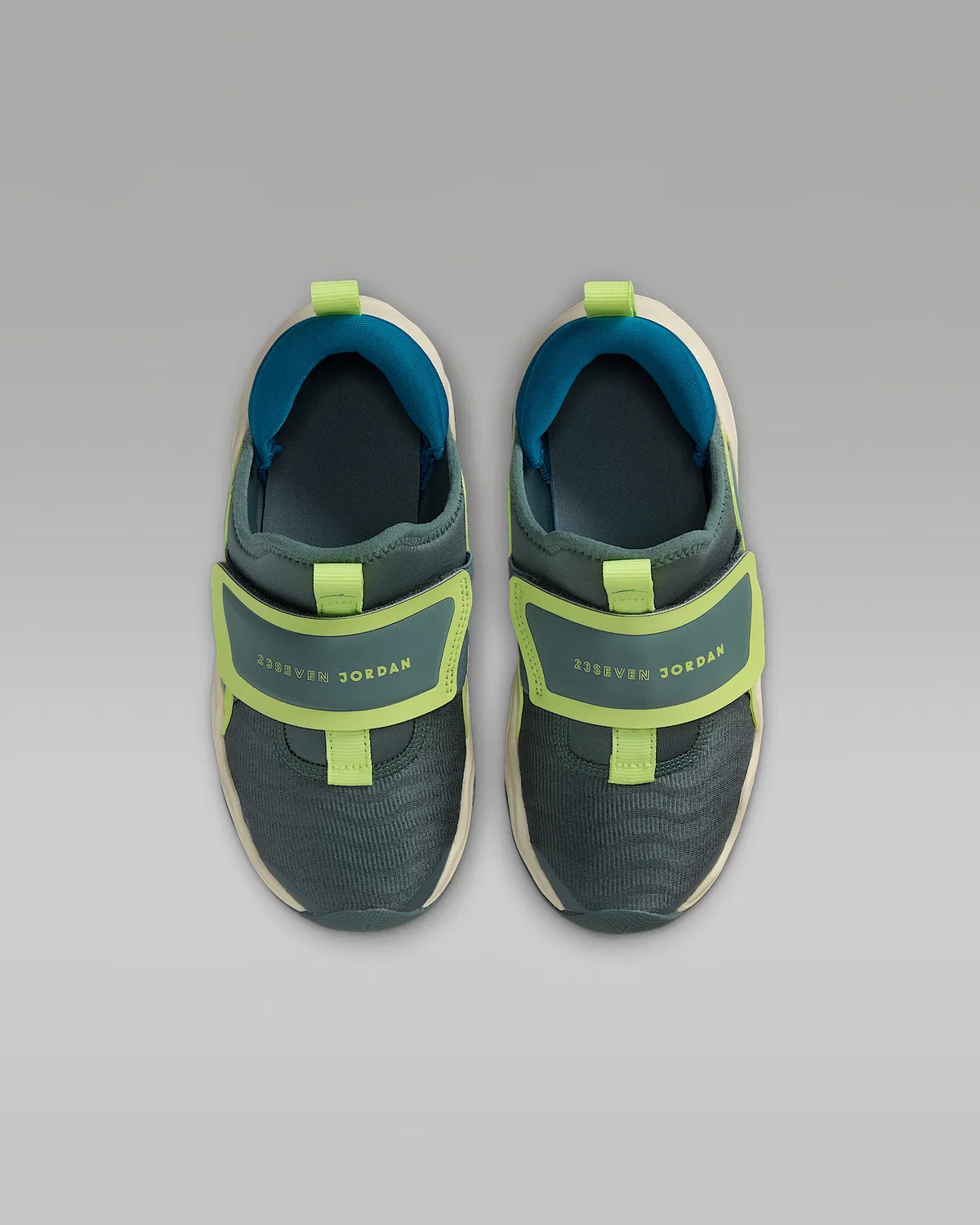 Детские кроссовки Jordan 23/7.2 EasyOn, Hasta/Green Abyss/Sea Glass/Light Lemon Twist — фото 4
