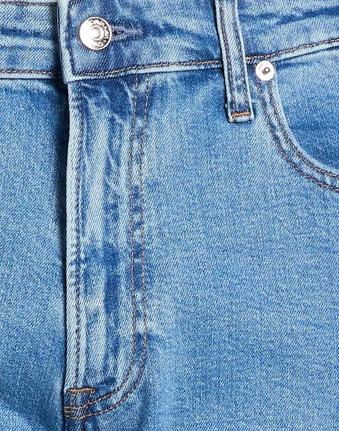 Джинсы tapered CALVIN KLEIN синие — фото 4