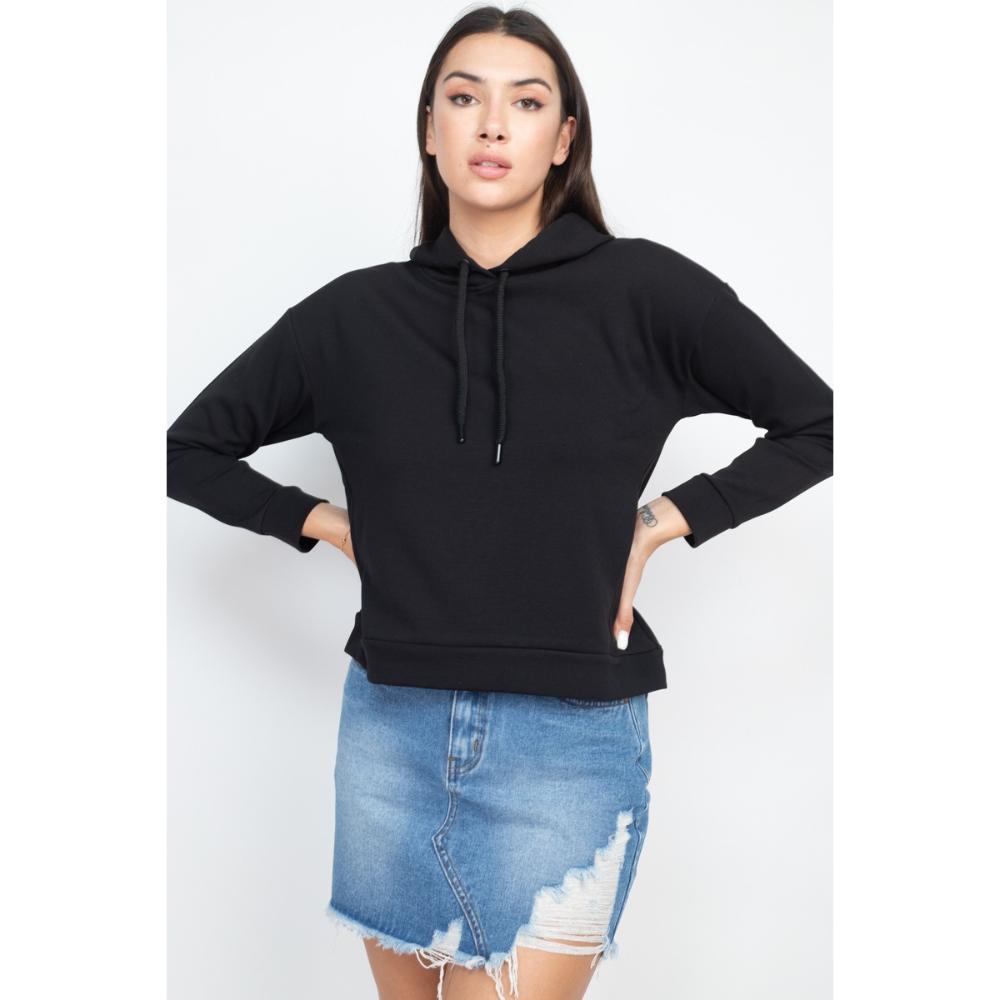 

Толстовка с капюшоном и завязками FASHNZFAB, черный