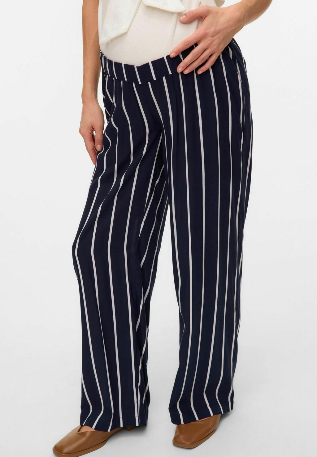 

Брюки MIT WEITEM MID RISE MAMALICIOUS, темно-синий