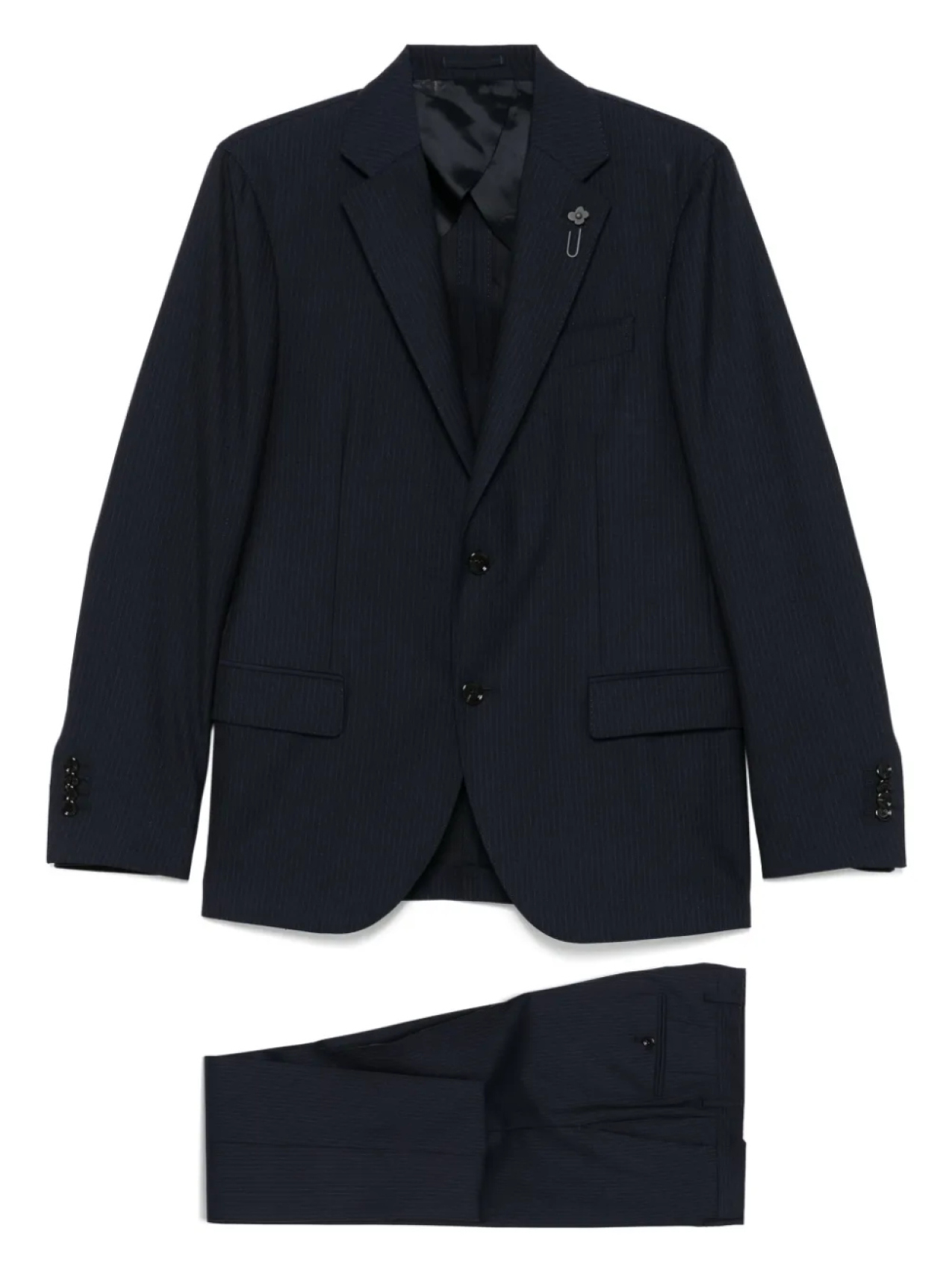 

Костюм в полоску Lardini, синий