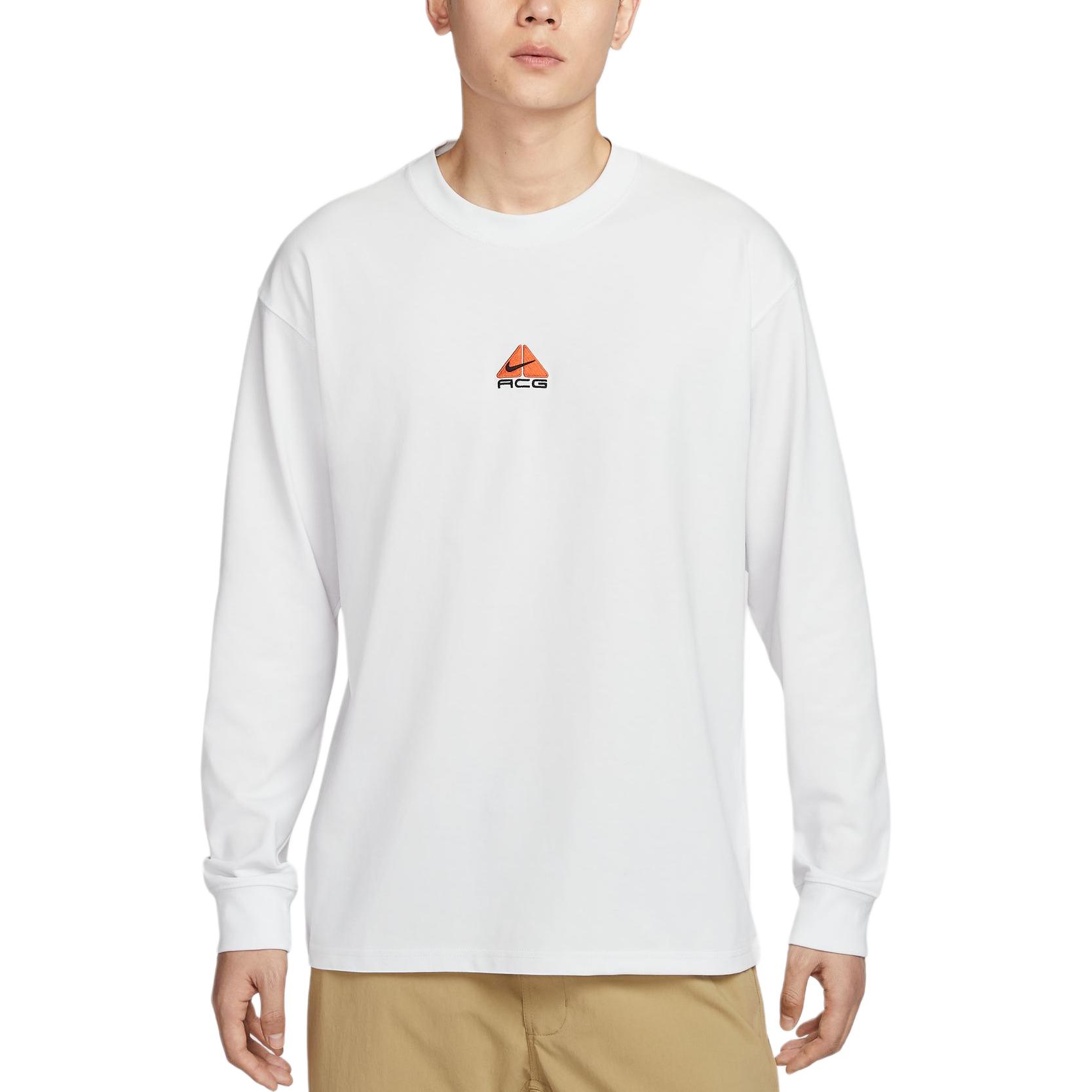 

Футболка с длинным рукавом и принтом логотипа Nike, белый