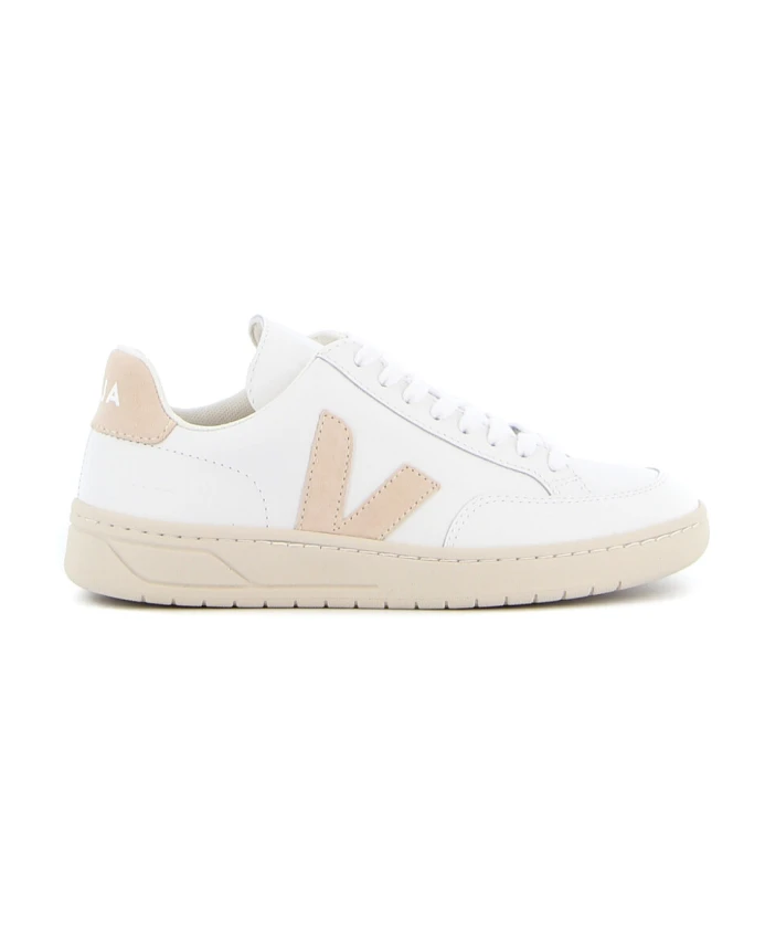 Кроссовки V 12 из соболиной кожи Veja, белый