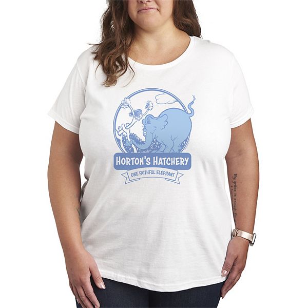 

Футболка с принтом Horton's Hatchery One Faithful Elephant, plus size Dr. Seuss, Бежевый, Футболка с принтом Horton's Hatchery One Faithful Elephant, plus size Dr. Seuss