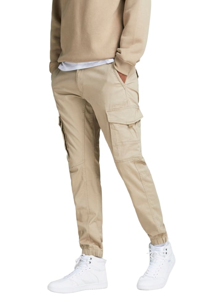 

Брюки-Карго Jack & Jones, бежевый