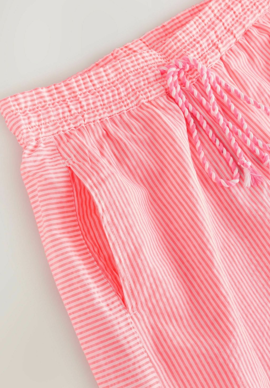 Брюки RICH WIDE LEG PINSTRIPE Next, розовый — фото 2