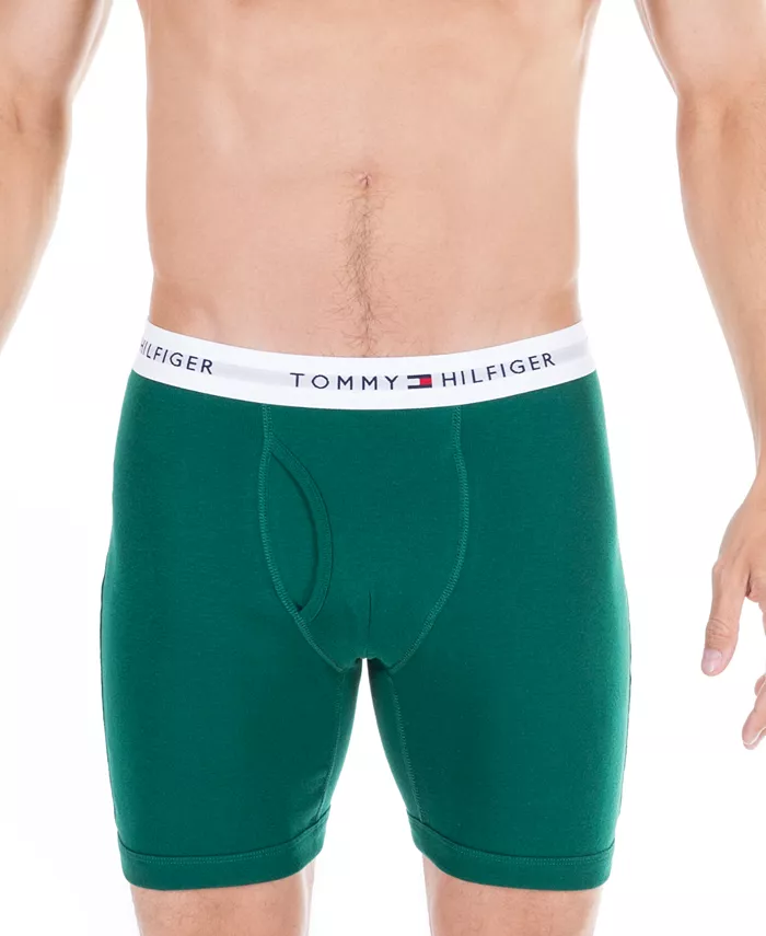 Мужские боксеры классические хлопковые 3 шт Tommy Hilfiger — фото 2