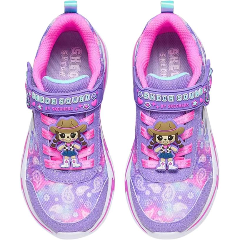 Skechers Kids Абразивоустойчивые низкие детские повседневные кроссовки Purple Kids' — фото 4