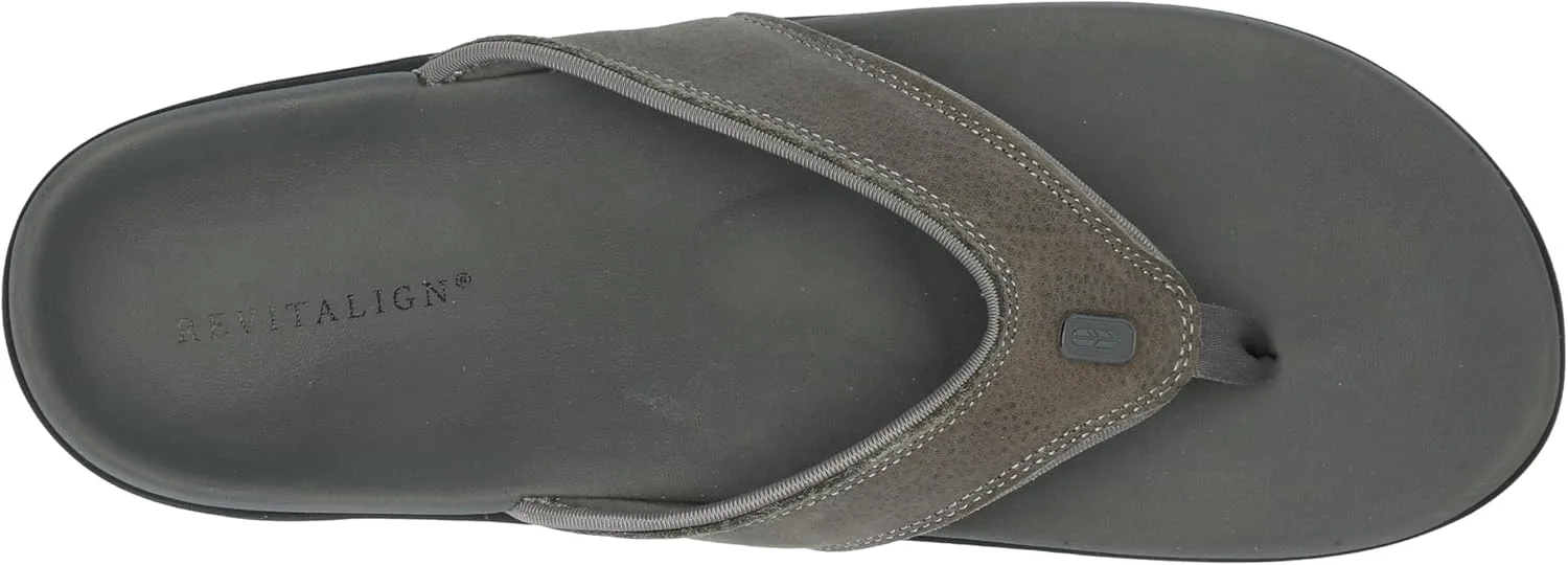 Шлепанцы REVITALIGN mens Yumi Leather — фото 3