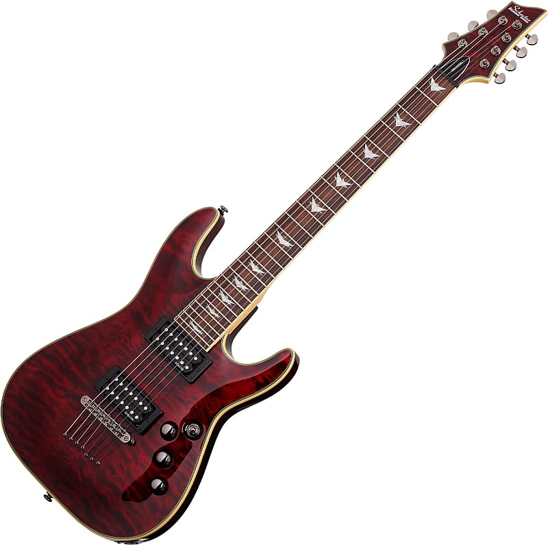 

Электрогитара Schecter Omen Extreme-7 Electric Guitar in Black Cherry Finish