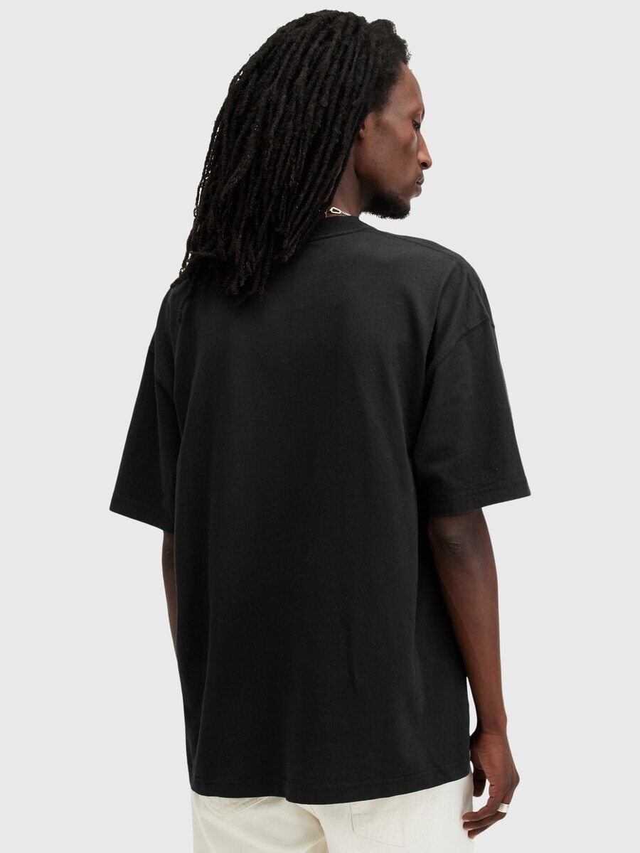 Классическая футболка AllSaints Shirt BIGGY, черный — фото 4