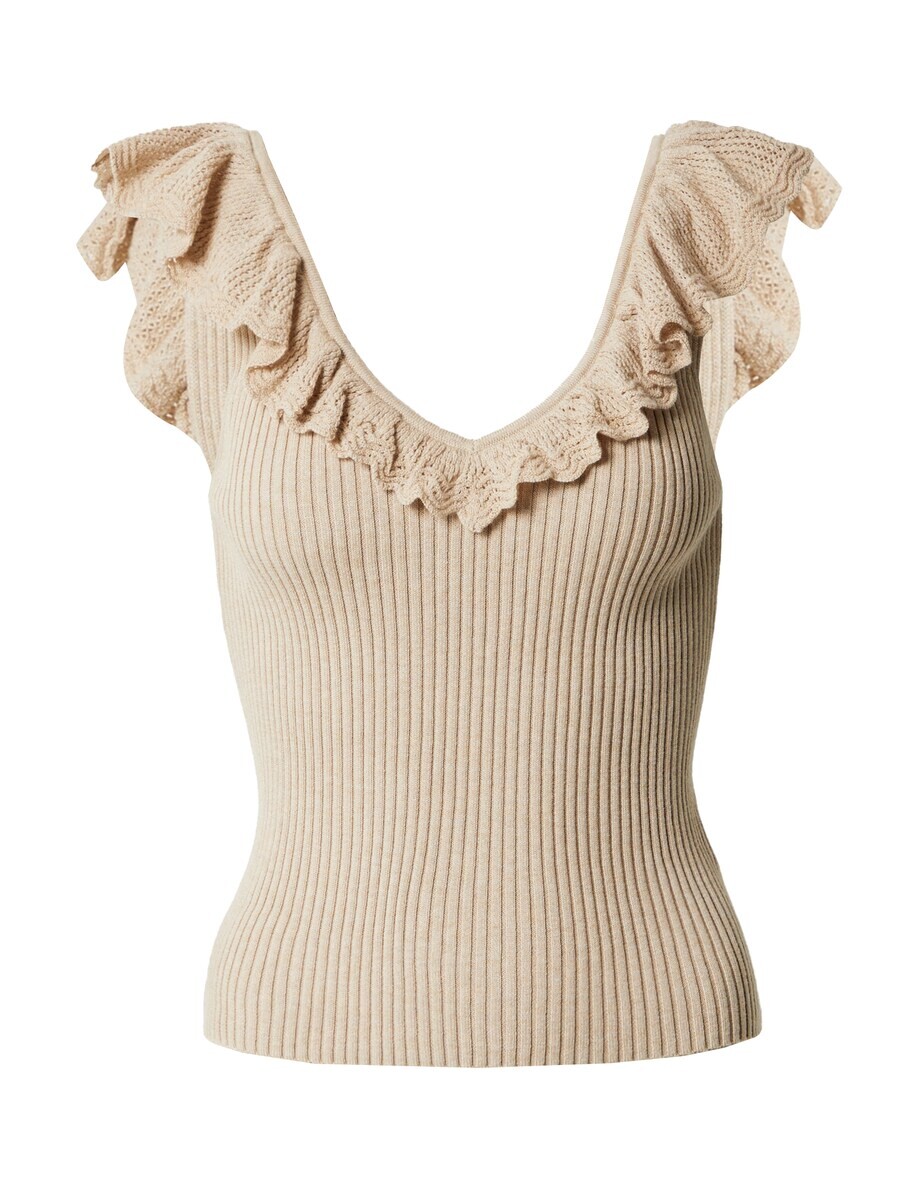 

Вязаный топ GAP Knitted Top, бежевый