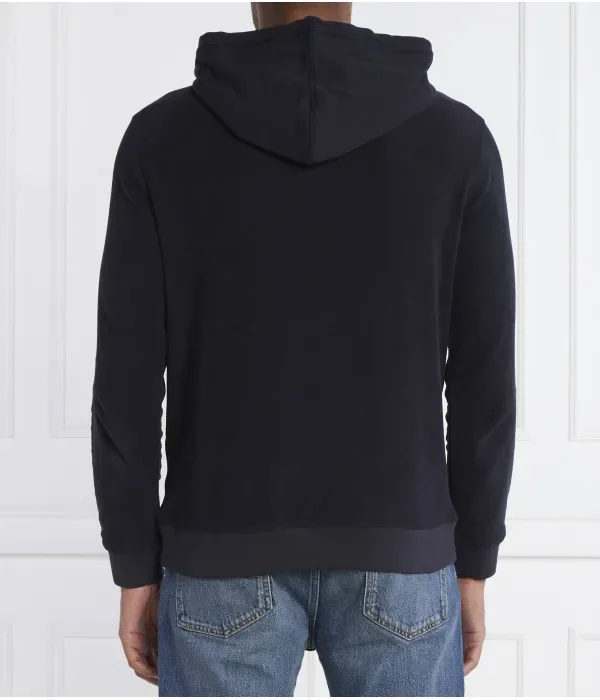 Толстовка Wetowelhood relaxed fit Boss Orange, темно-синий — фото 4
