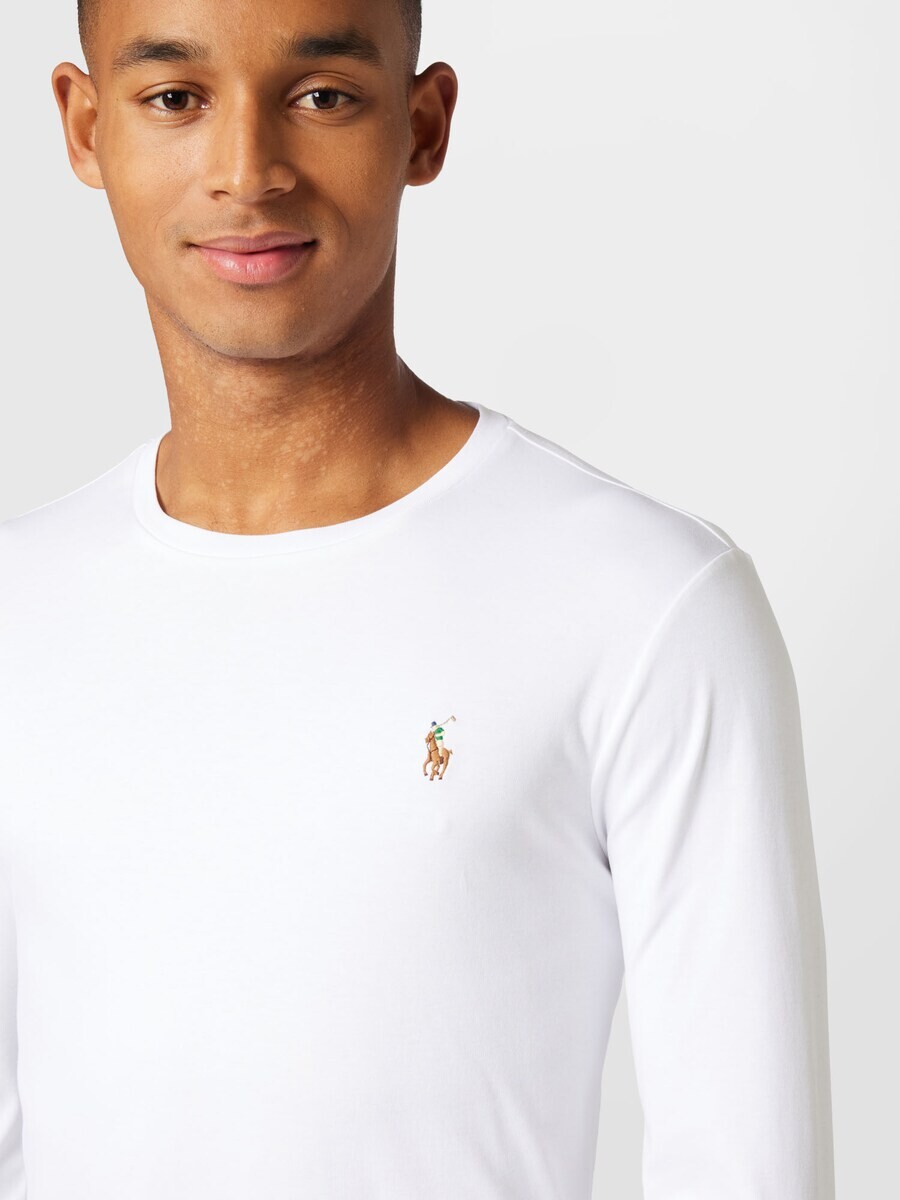 Лонгслив Polo Ralph Lauren Regular fit Shirt, белый — фото 3
