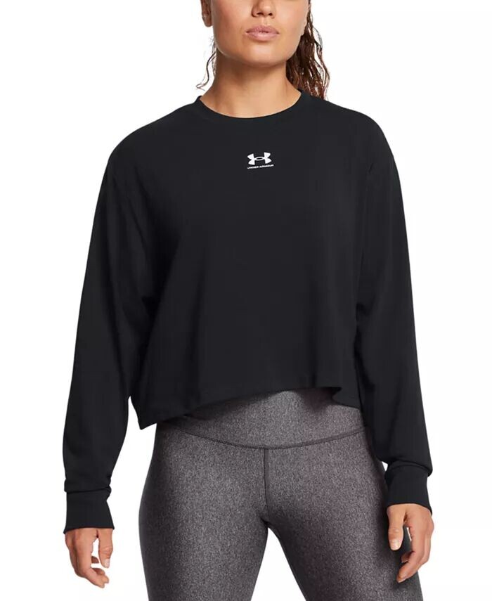 

Женская футболка свободного кроя Active Campus с длинным рукавом Under Armour, фиолетовый