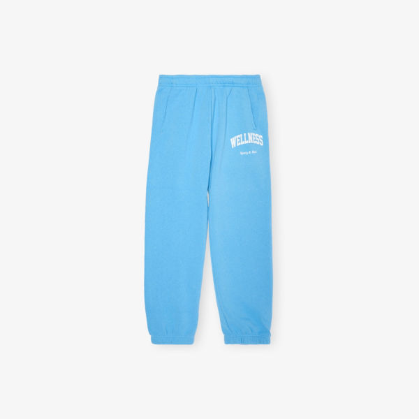 

Детские джоггеры Sporty & Rich из хлопкового джерси свободного кроя 2-14 лет, голубой