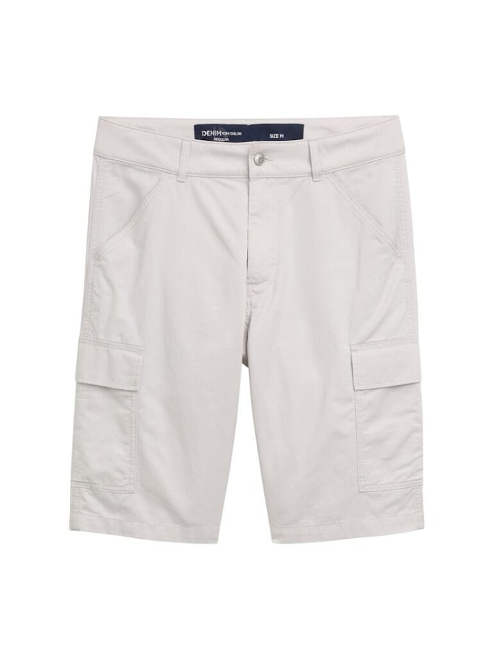 

Тканевые шорты TOM TAILOR Denim, цвет chalk grey