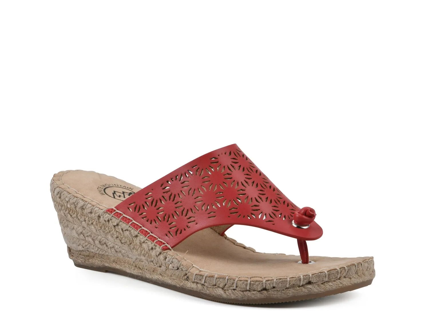

Сандалии Beaux Wedge Sandal White Mountain, красный