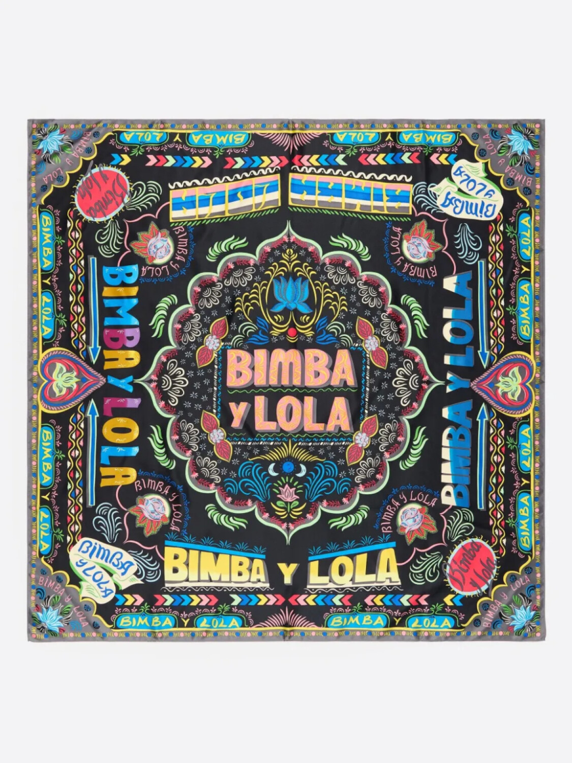 

Шарф с принтом Bimba y Lola, черный