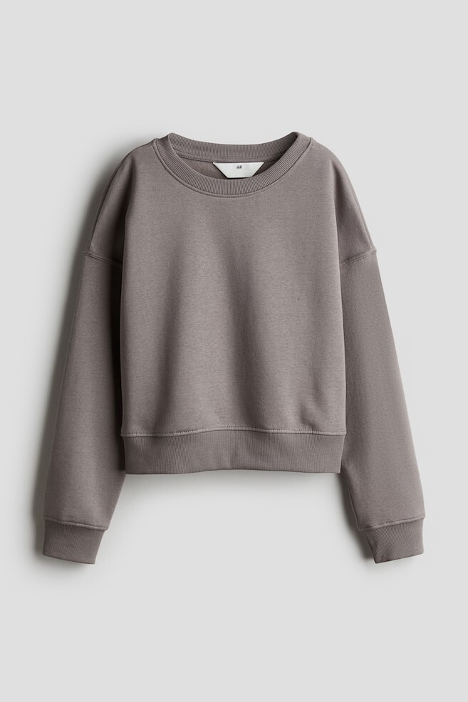 

Толстовка с круглым вырезом H&M, серый