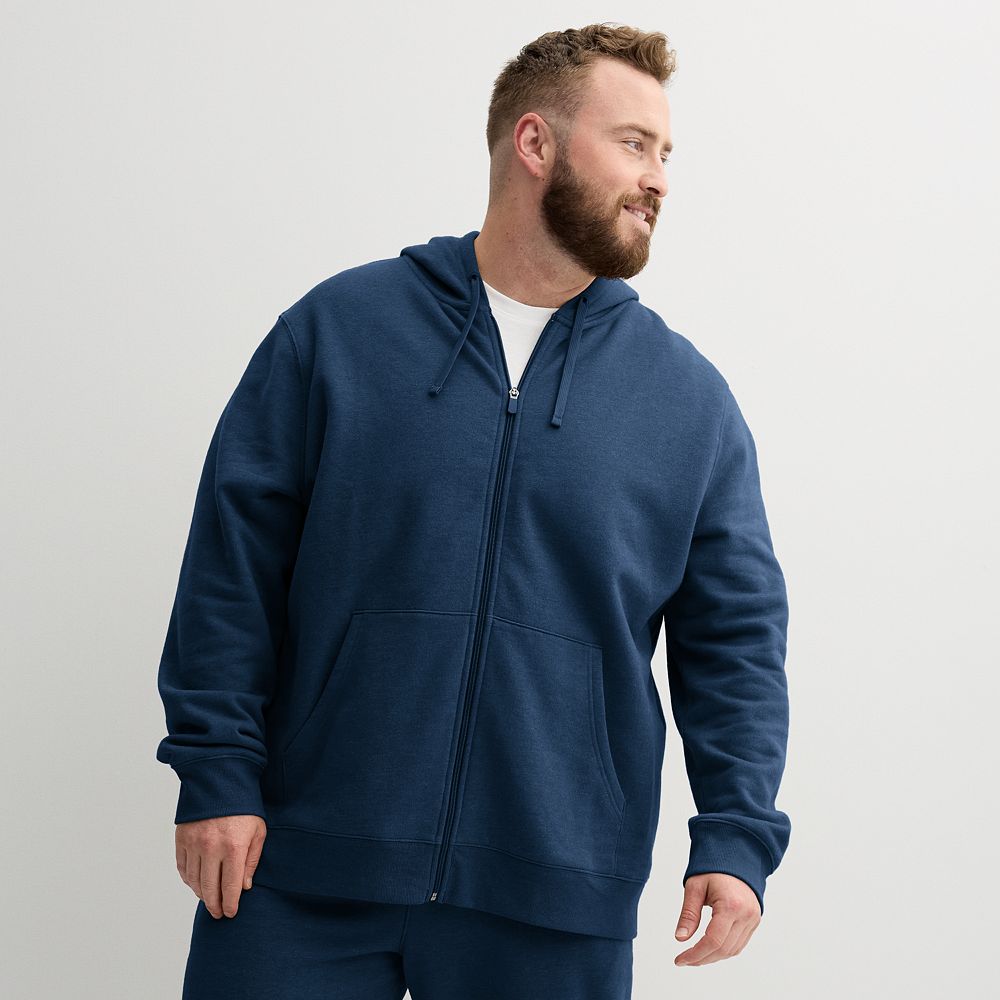 

Сверхмягкая флисовая толстовка Big & Tall Tek Gear с молнией спереди, цвет Dark Blue