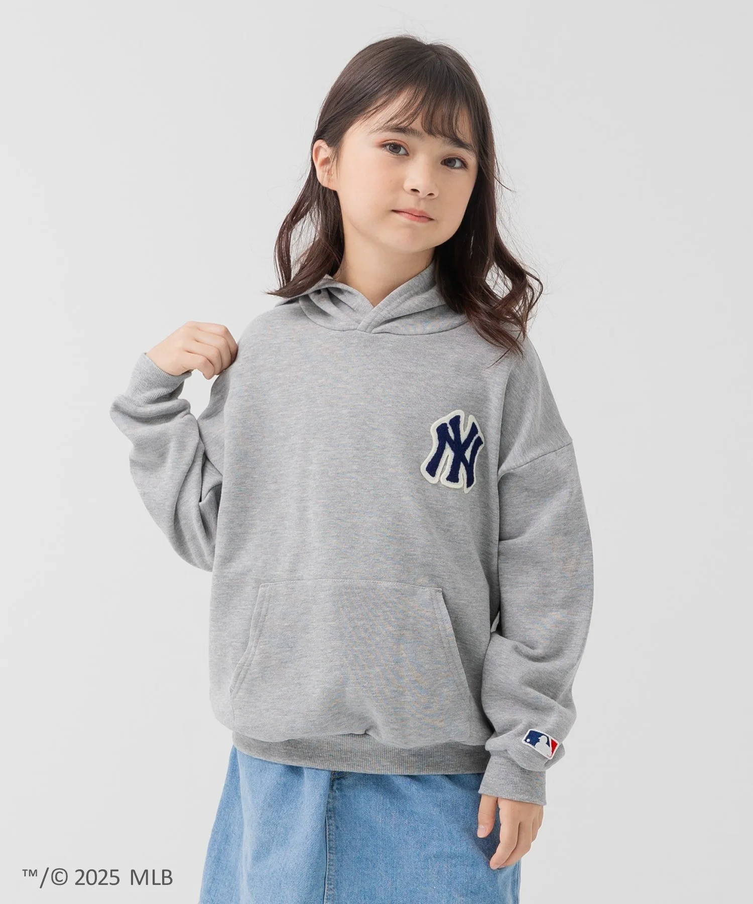 Флисовая толстовка Mlb, Yankees/Grey