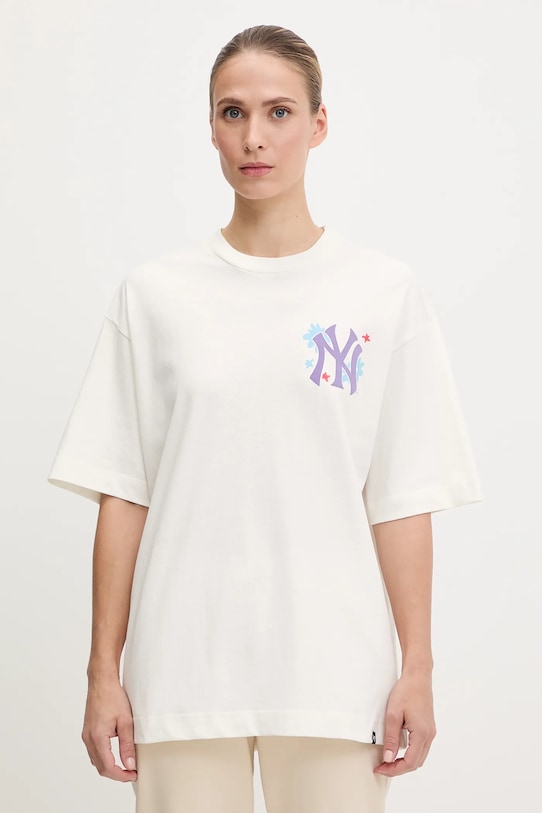 

Футболка хлопковая MLB New York Yankees 47 Brand, белый