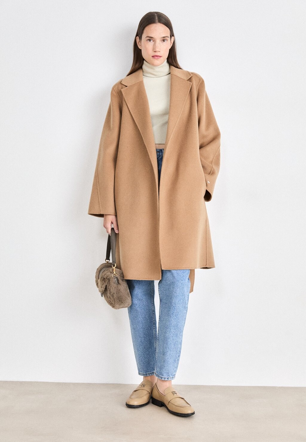 

Классическое пальто BELTED COAT Tommy Hilfiger, серо-коричневый