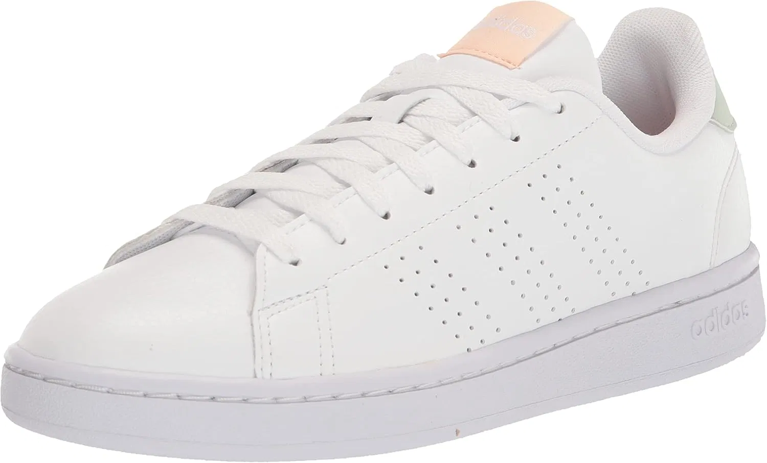 Кроссовки теннисные adidas, белый/белый/зеленый