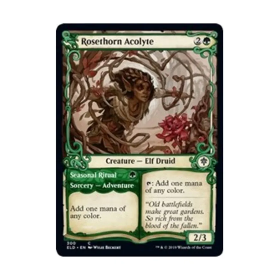 

CCG Послушник Розторна // Сезонный ритуал (Витрина) (С) (Фольга), MTG - Throne of Eldraine