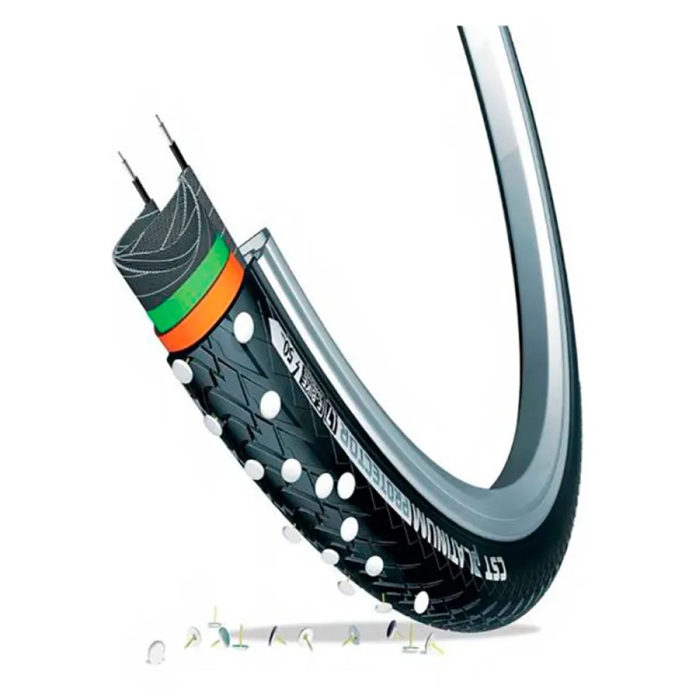 

Жесткая городская шина CST Platinum Protector City 26´´ x 47, черный