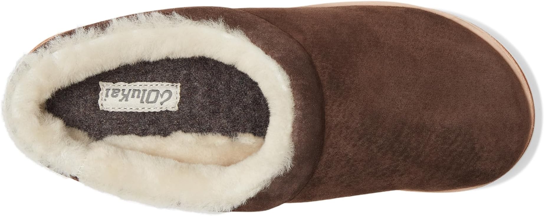Тапочки OluKai Women's Mani, Dark Oak/Golden Sand — фото 2