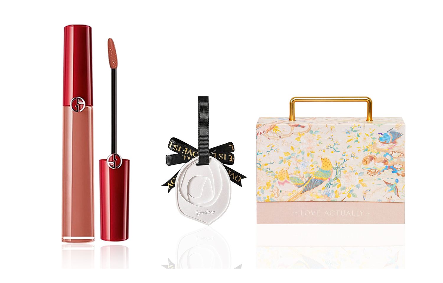 

Ji Light Phoenix Feather Box блеск для губ велюр легко растушевывается выравнивает тон GIORGIO ARMANI