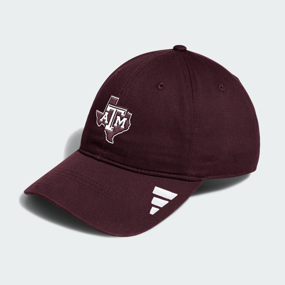 

Бейсболка Adidas Texas A&M Slouch Adjustable Hat, цвет Team Maroon/Multi