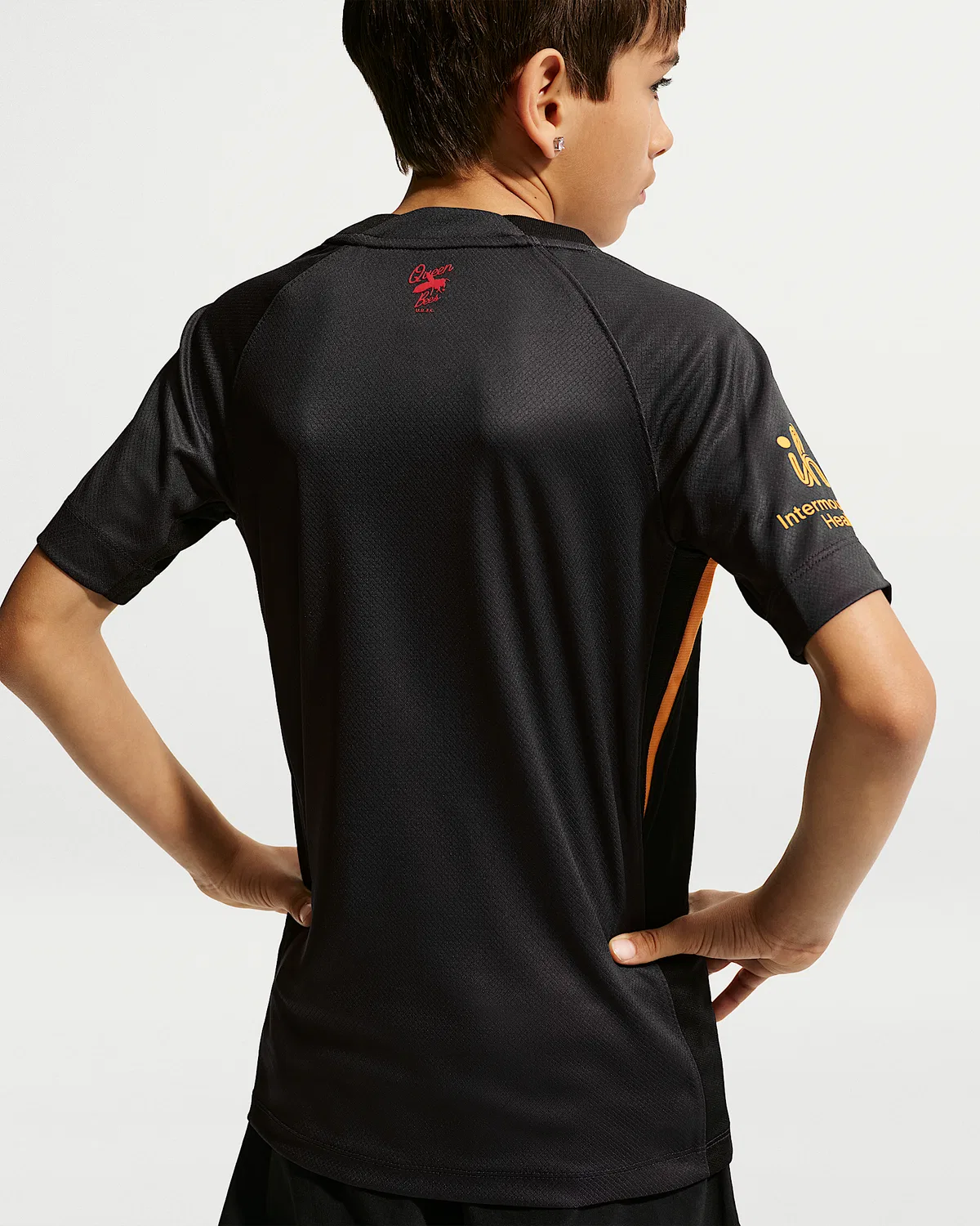 Большие детские Nike Dri-FIT NWSL Replica Jersey Utah Royals Stadium Away, Anthracite — фото 2