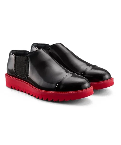 Ботинки SIDE GORE BOOT LO THE ONITSUKA из кожи Kobe beef, низкие, черные — фото 2