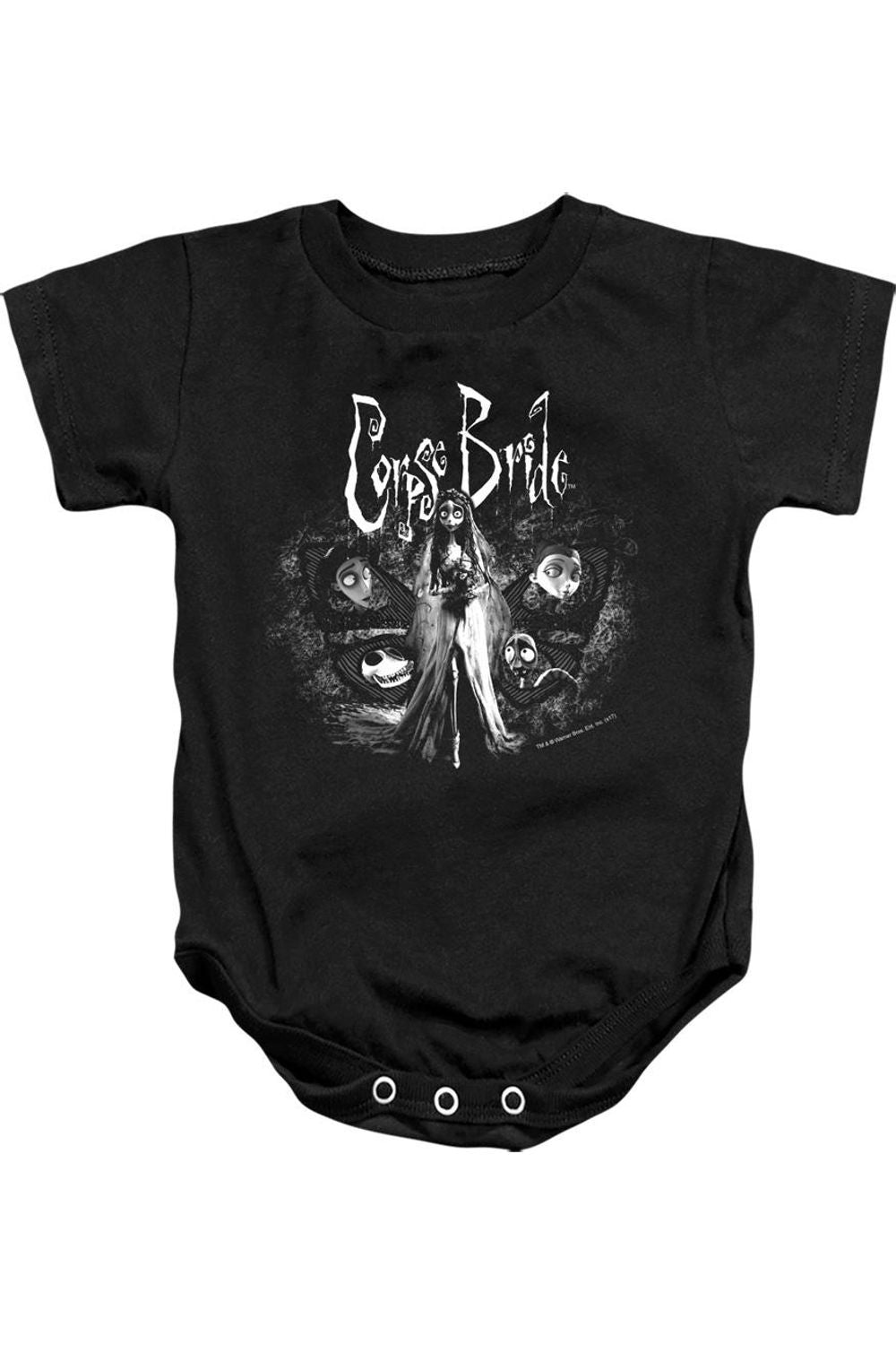 

Труп невесты, невеста, детский комбинезон на кнопках Gildan, черный