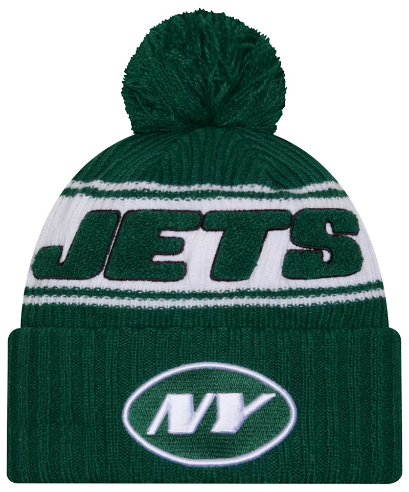 

Мужская цветная вязаная шапка New Era New York Jets Sideline Sport Team