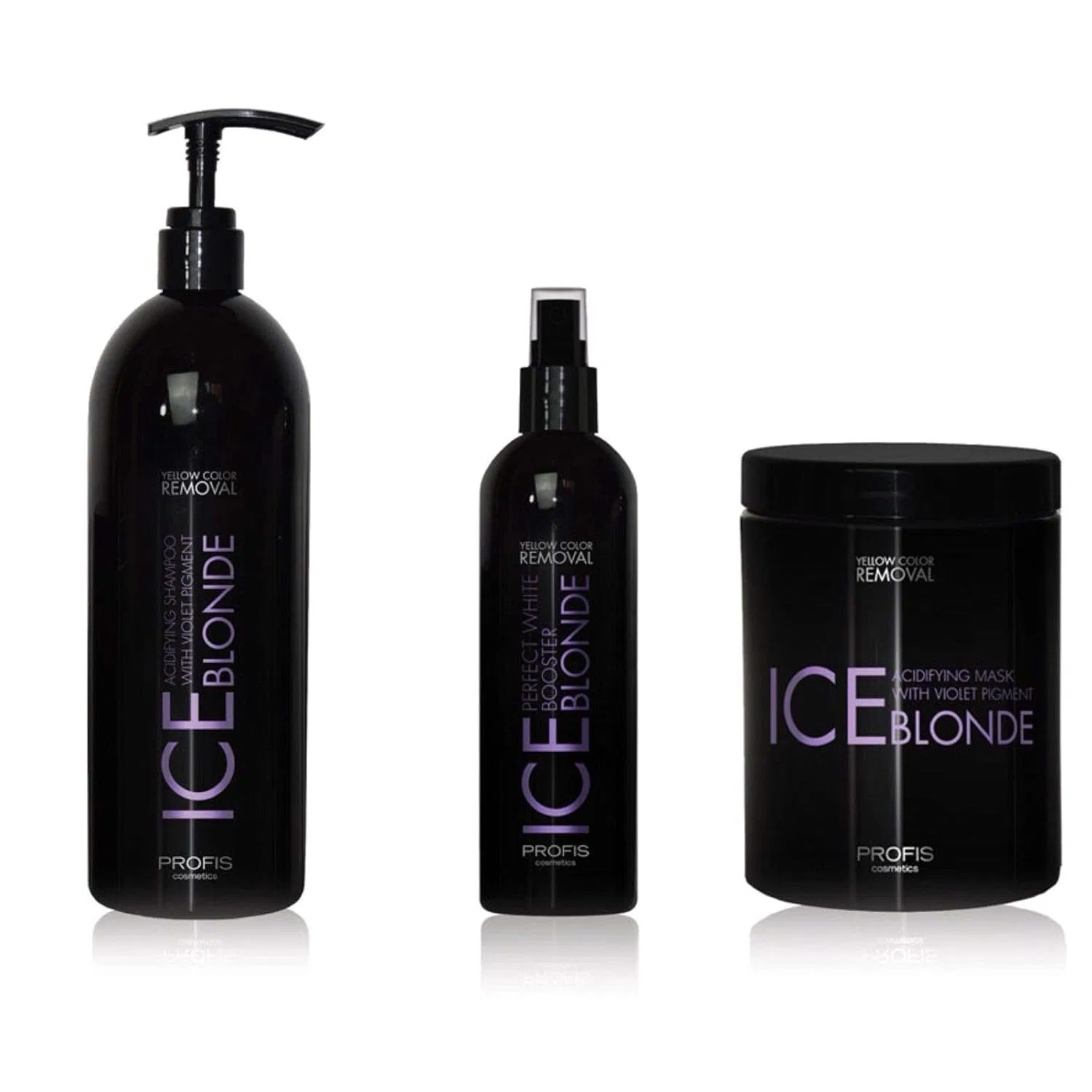 Набор для ухода за светлыми и седыми волосами Acidic Anti-Yellow Tint Silver Ice Blond