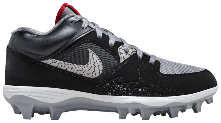 

Кроссовки Air Jordan Jordan Stadium 90 Cleat 'Black Cement', черный