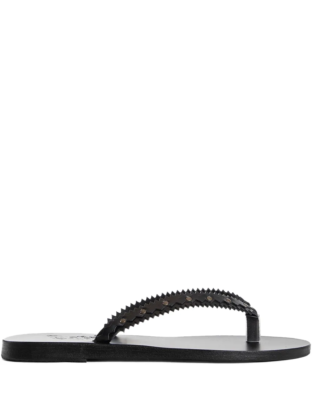 Сандалии из кожи Spatgi Ancient Greek Sandals, черный