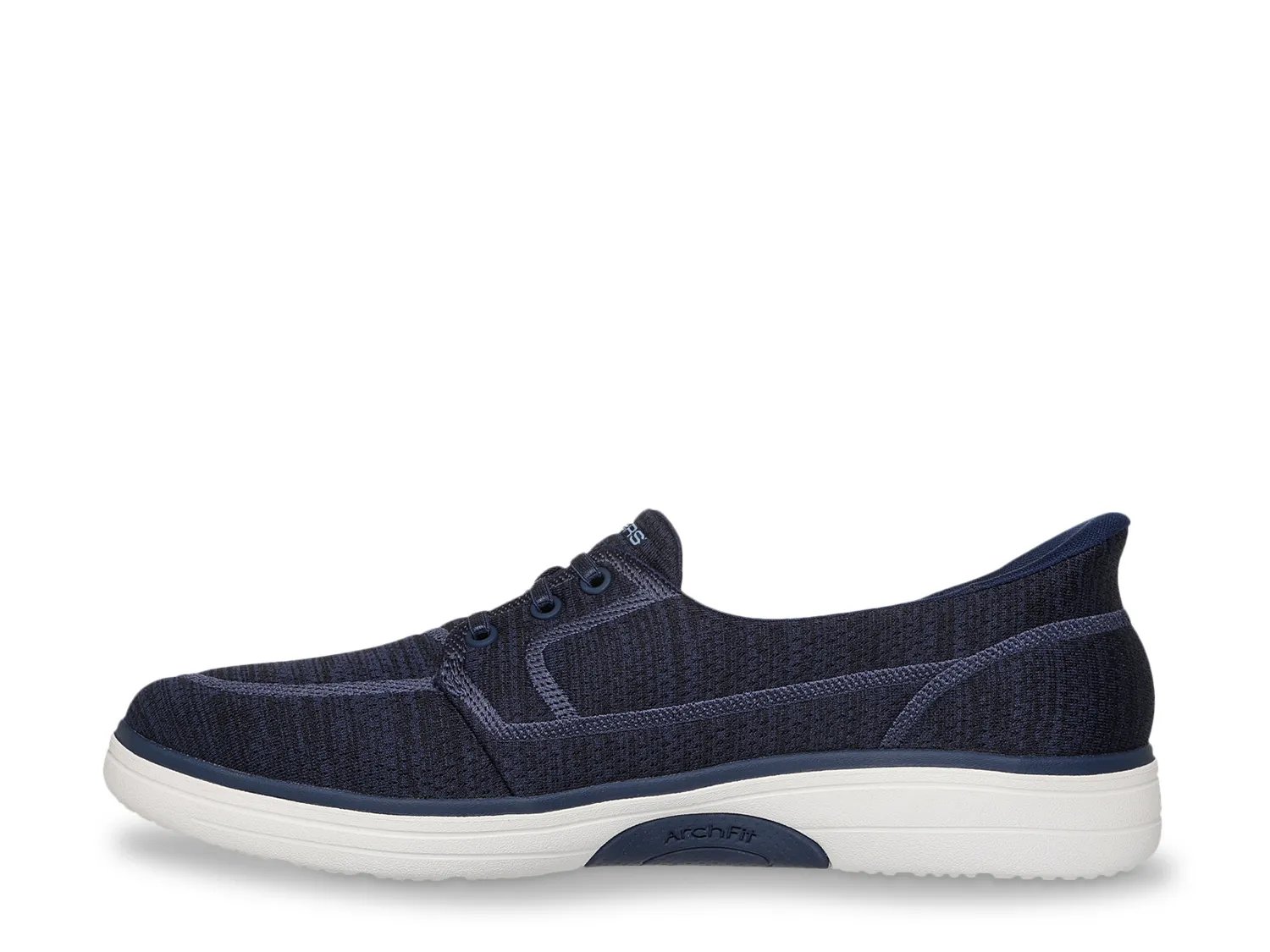 Слипоны Skechers Slip-Ins Arch Fit Inspire Joyce Sneaker, темно-синий — фото 2