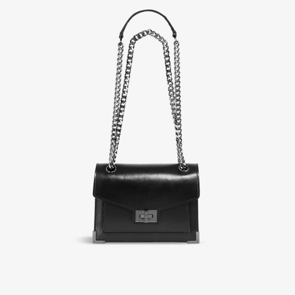

Кожаная сумка через плечо Emily с логотипом The Kooples, цвет bla01