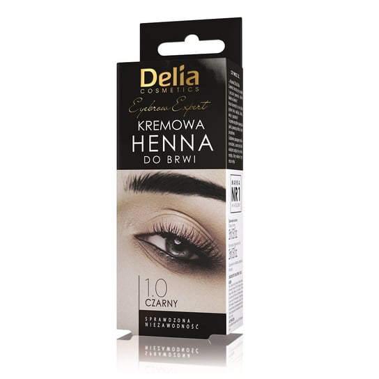 

Крем-хна для бровей 1.0 Черный, 15 мл Delia Cosmetics