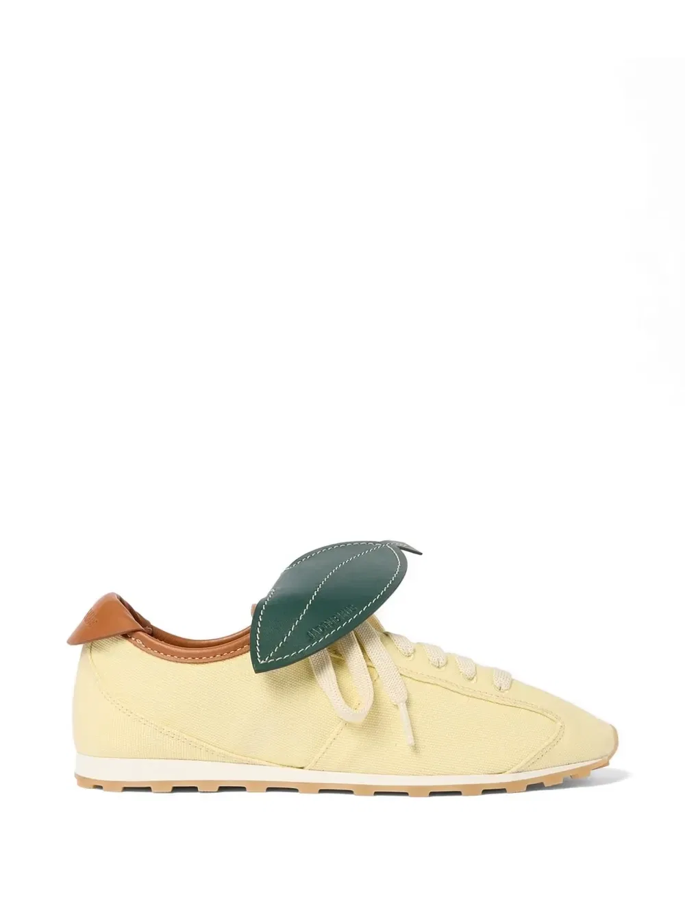 Кроссовки Les Tennis с лиственным декором JACQUEMUS, желтый