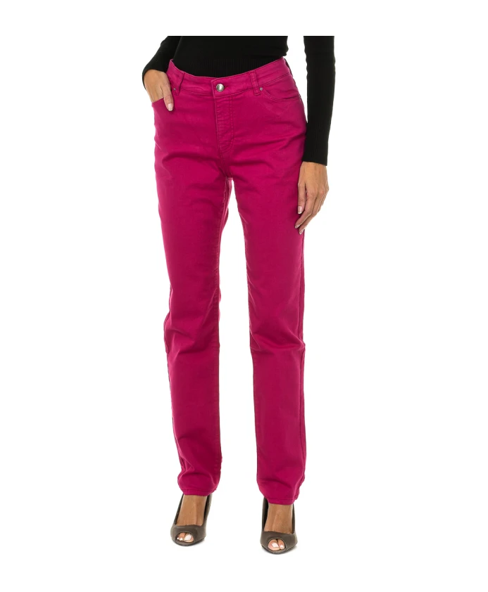 

Узкие джинсы из денима Armani Jeans, розовый