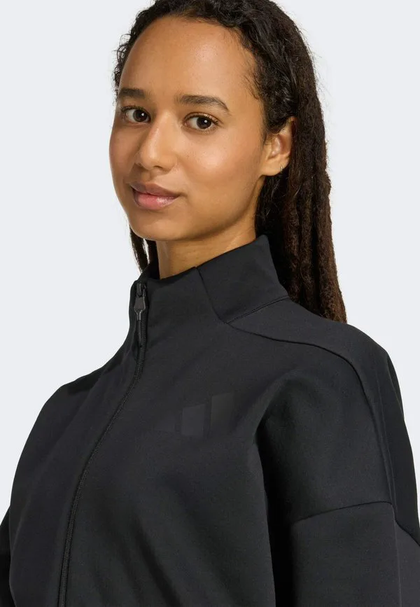 Толстовка на молнии zne Adidas Sportswear, Black — фото 3