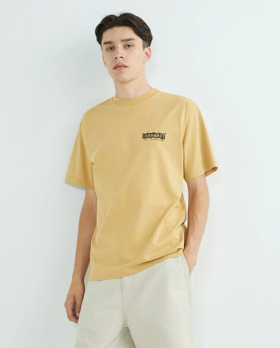 

Футболки Футболка с печатью S/S Carhartt WIP, бежевый