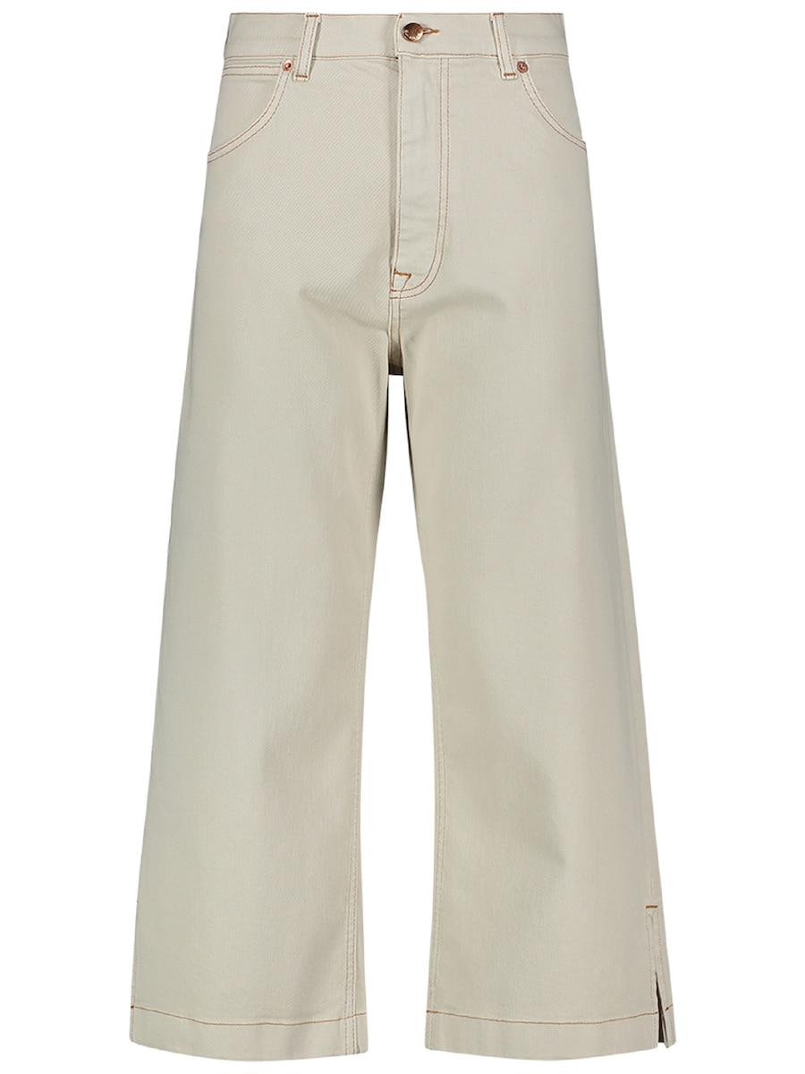 

Джинсы с широкими штанинами Re_HasH, бежевый