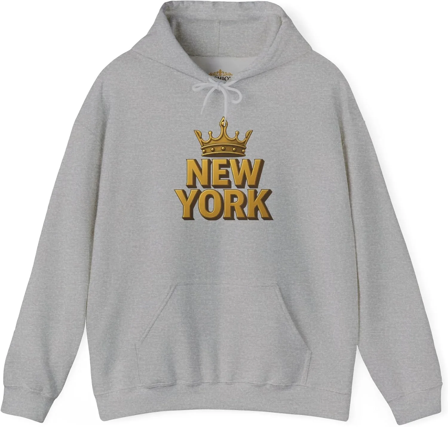 

Мужской худи Urban Style с принтом NYC King Crown